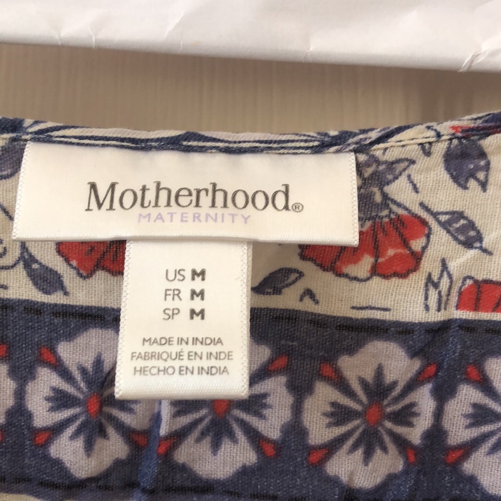 Motherhood maternity peasant shirt - Picture 2 of 4